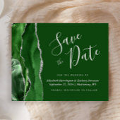 Budget Hunter Green Silver Agate sparen de Datum