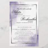 Budget Huwelijk Amethist Paarse Custom Nikita 4 (Voorkant)