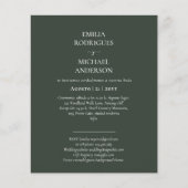 BUDGET Huwelijk in het Spaans Bilinguaal Engels Flyer (Voorkant)