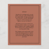 BUDGET Huwelijksfoto-overlay uitnodiging (Achterkant)