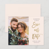 Budget Huwelijksfoto Save The Date (Voorkant / Achterkant)