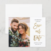 Budget Huwelijksfoto Save The Date-script (Voorkant / Achterkant)