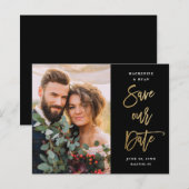 Budget Huwelijksfoto Save The Date-script (Voorkant / Achterkant)
