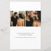 Budget Huwelijksfoto Save The Date-script (Achterkant)