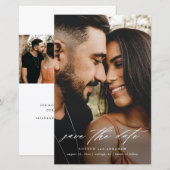 Budget Huwelijksfoto Save The Date-script (Voorkant / Achterkant)