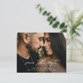 Budget Huwelijksfoto Script Save The Date (Staand voorkant)