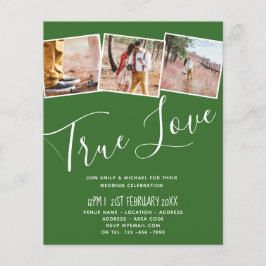 BUDGET Huwelijkskleuren Groen Salie Olijf Uitnodig