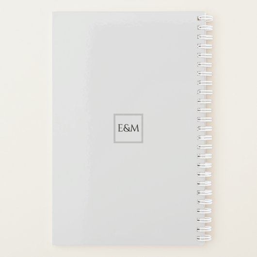 Budget Huwelijksplannen Aangepaste Planning Planner (Achterkant)