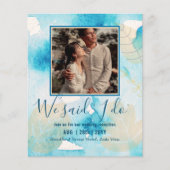 BUDGET Huwelijksreceptie Uitnodiging Met Koppel FO (Voorkant)