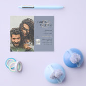 Budget Huwelijksuitnodiging Bewaar Datum QR Code Flyer (Enkel)