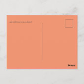 Budget Huwelijksuitnodigingen met Blauwe Koraal Bl Briefkaart (Achterkant)