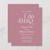 Budget I DO BBQ Engagement Party (Voorkant / Achterkant)