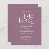 Budget I DO BBQ Engagement Party (Voorkant / Achterkant)