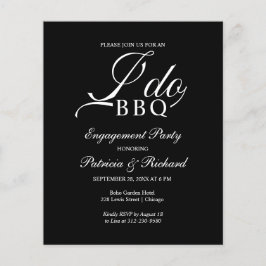 Budget I DO BBQ Feestelijke Uitnodigingen