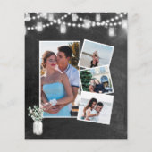 BUDGET I DO Verloving 4 Foto BBQ Uitnodiging (Achterkant)