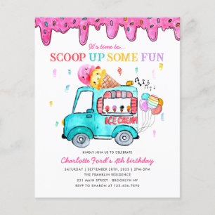 Budget Ice Cream Scoop Up Fun Truck Kids Verjaarda