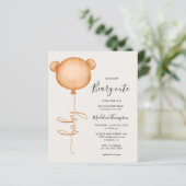 Budget Iemand Beary Cute Baby shower Invision (Staand voorkant)
