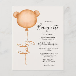 Budget Iemand Beary Cute Baby shower Invision
