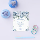 Budget iets blauw voordat ik Vrijgezellenfeest Flyer (Enkel)