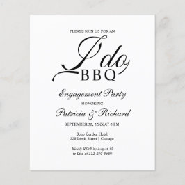 Budget Ik Doe BBQ Feestelijke Uitnodigingen