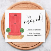 Budget Ik heb Red Door Moving Aankondiging verplaa