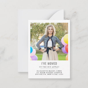 Budget Ik heb Verandering van de Foto van het Adre Notitiekaartje