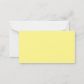 Budget Ik heb Zonnebloempitekaart verplaatst Notitiekaartje (Achterkant)