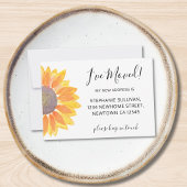 Budget Ik heb Zonnebloempitekaart verplaatst Notitiekaartje