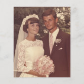 Budget in de maak 60ste verjaardag foto uitnodigin (Achterkant)