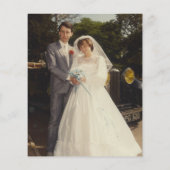 Budget In De Makende 40e Jubileum Foto Uitnodigen (Achterkant)