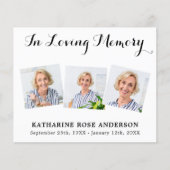 Budget in het houden van Geheugen 3 Foto Funeral D (Voorkant)