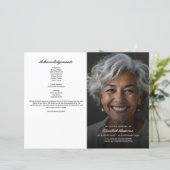 Budget In Het Liefdevolle Geheugen Foto Begrafenis (Staand voorkant)