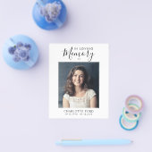 Budget in Loving Memory Foto Orde van service Flyer (Enkel)