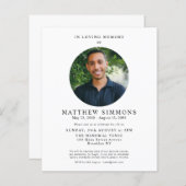 Budget in Loving Memory Photo Memorial Funeral (Voorkant / Achterkant)