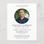 Budget in Loving Memory Photo Memorial Funeral (Voorkant)