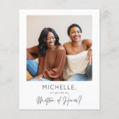 Budget Instan Photo Be My Matron of Honor Voorstel (Voorkant)