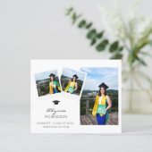 Budget Instant 3 Foto Afstuderen Hoed Aankondiging (Staand voorkant)
