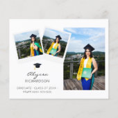 Budget Instant 3 Foto Afstuderen Hoed Aankondiging (Voorkant)