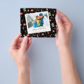 Budget Instant Foto Feestelijke Kerst Flyer (Hand)