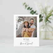 Budget Instant Photo Be My Man of Honor proposal (Staand voorkant)