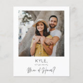 Budget Instant Photo Be My Man of Honor proposal (Voorkant)