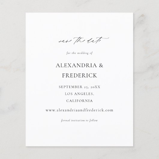 Budget Instant Photo - Lon White Chic Sla de datum (Achterkant)