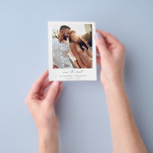 Budget Instant Photo - Lon White Chic Sla de datum Flyer (Hand)