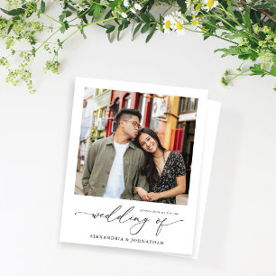 Budget Instant Photo Modern Wedding