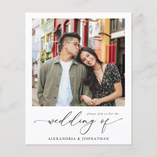 Budget Instant Photo Modern Wedding (Voorkant)