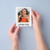 Budget Instant Photo Ver White 2 Graduparty Flyer (Hand)