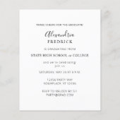 Budget Instant Photo Ver White 2 Graduparty Flyer (Achterkant)