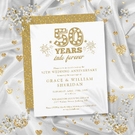 Budget Into Forever 50th Jubileum Invitation