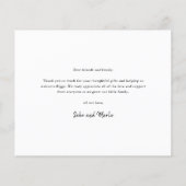 Budget Introductie van Baby 3 Foto Dank u Kaart (Achterkant)