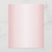 Budget Invitation 40e verjaardagsfeestje, retro ro Flyer (Achterkant)